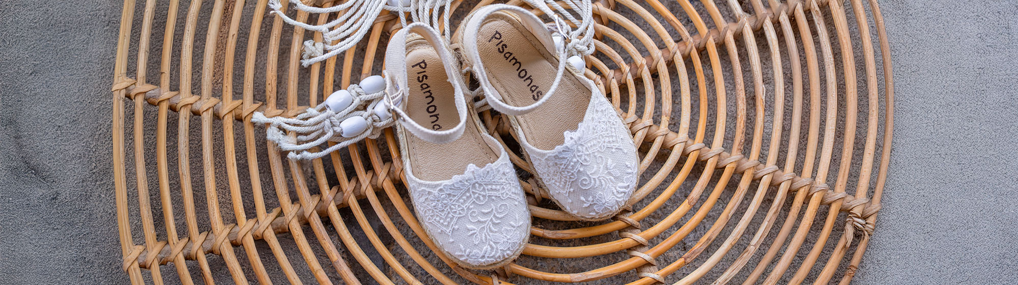 Pisamonas Espadrillas Bebè Con Fiocco In Tulle - Scarpe Comode E Carine - Foto 5