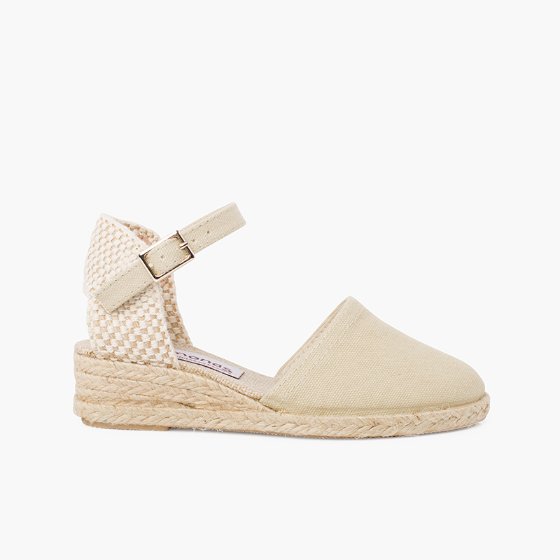 Espadrillas con zeppa Sandali chiusi
