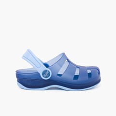 Zoccoli Surfi in gomma per bambini Blu