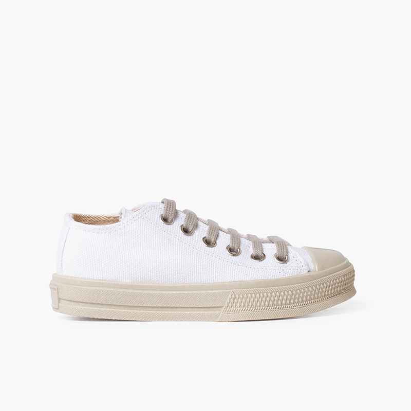 Scarpe tela bianche hotsell