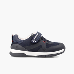 Sneaker Biomecanics con lacci elastici Blu Navy