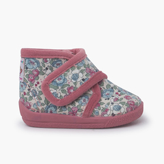 Pantofola a fiori liberty Fissaggio adesivo Rosa