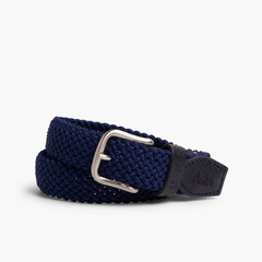 Cintura elastica intrecciata bambini Blu Navy