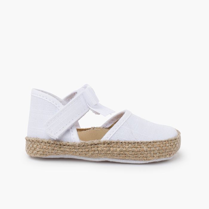 Espadrillas neonata senza suola Espadrilas per neonati
