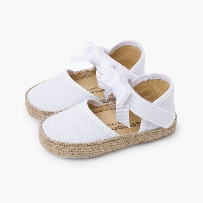Espadrillas neonata senza suola Espadrilas per neonati