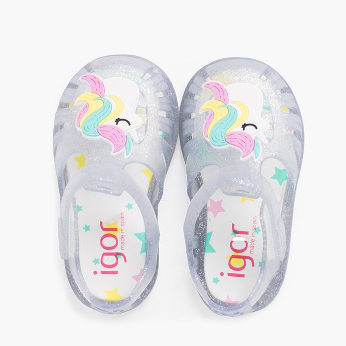 Granchi unicorno Infradito glitterate
