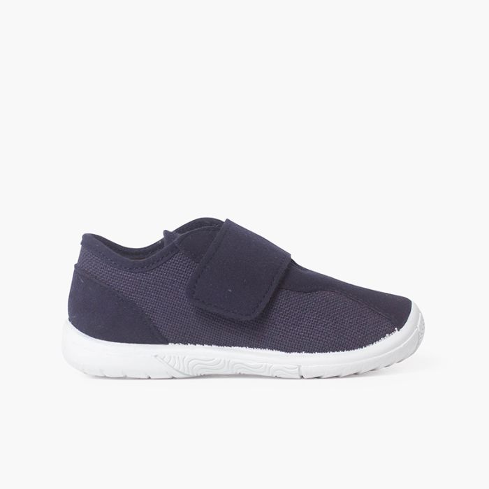 Sneakers in lino con chiusura a strappo Scarpe sportive Pisamonas