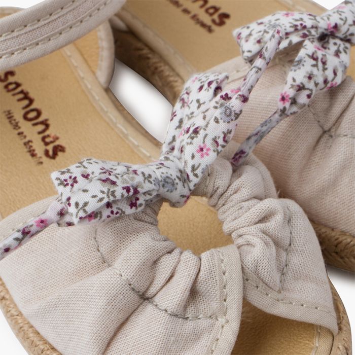Espadrillas con fiocco liberty Espadrillas con fibbia