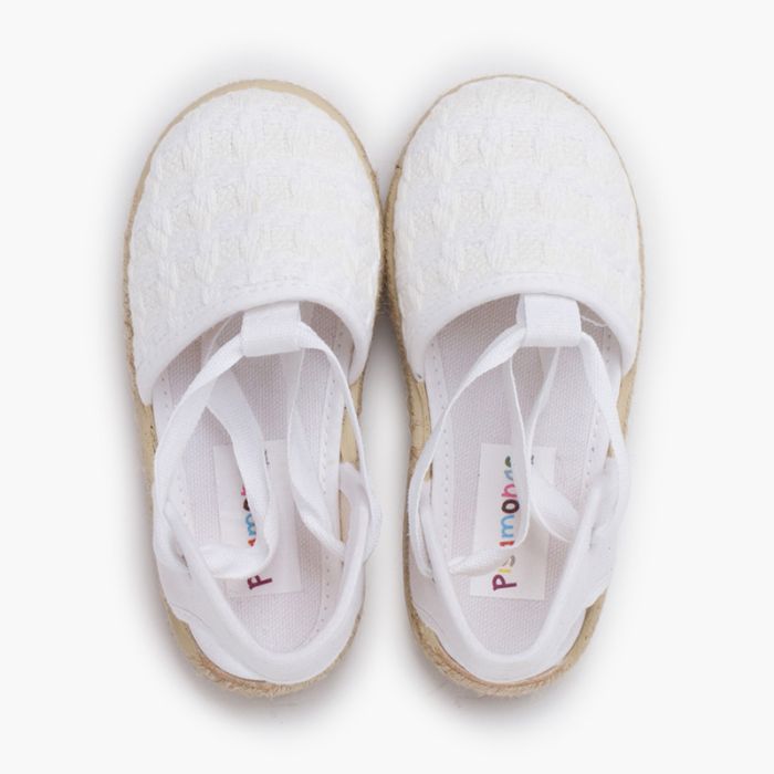 Espadrillas effetto intrecciato nastri