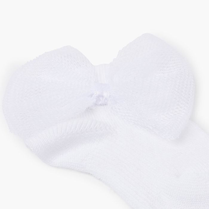Calzini con lacci in tulle