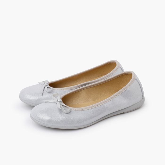 Ballerine brillanti con fiocco