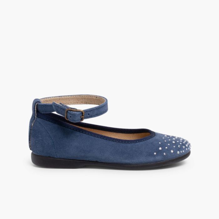 Comprare Ballerine con punta decorata cinturino caviglia
