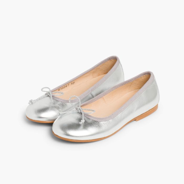 Ballerine bambina argento hotsell