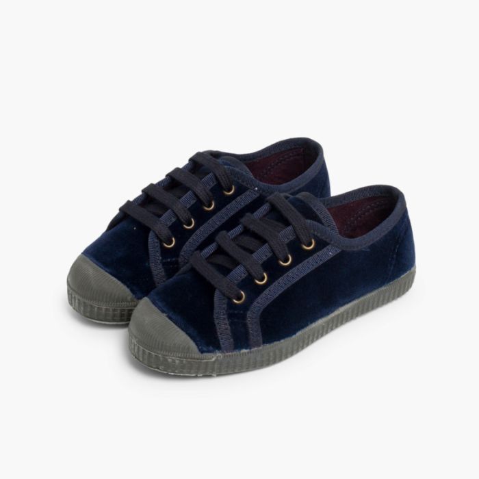 Comprare Scarpe Velluto con Lacci Pisamonas