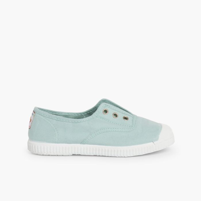 Comprare Scarpe Tela Punta Gomma Senza Lacci